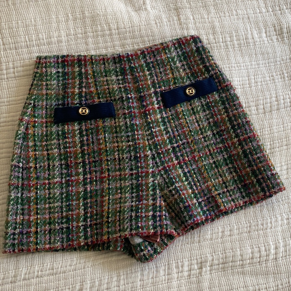 Sandro Tweed Shorts